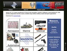 Tablet Screenshot of massoninc.com